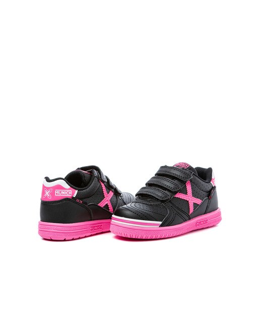 Imagen 3 de Zapatillas de fútbol sala de niños G 3 Kid Vco Profit Munich - Negro / Rosa Negro / Rosa
