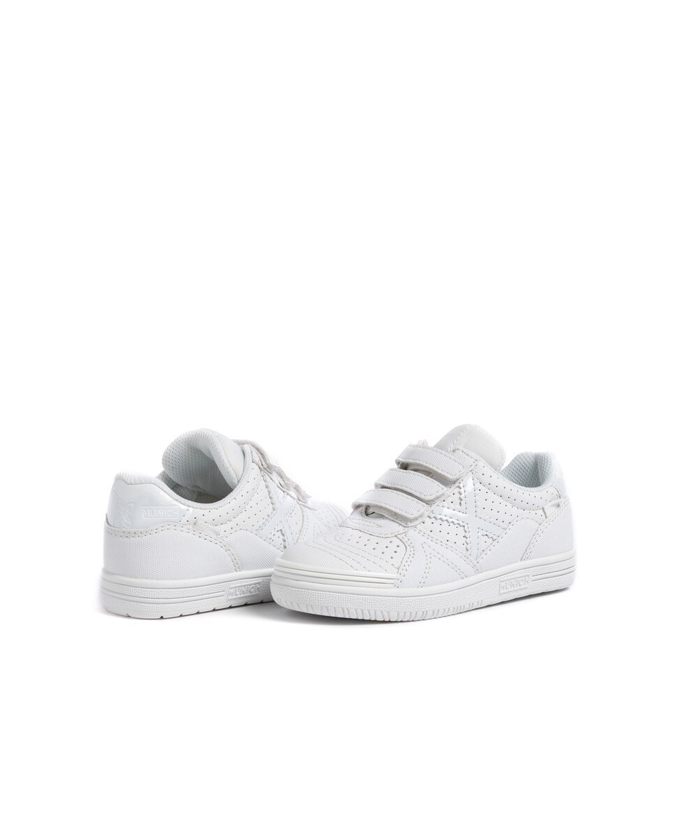 Zapatillas de fútbol sala de niños G-3 Kid Vco Profit Munich - Blanco Blanco-2