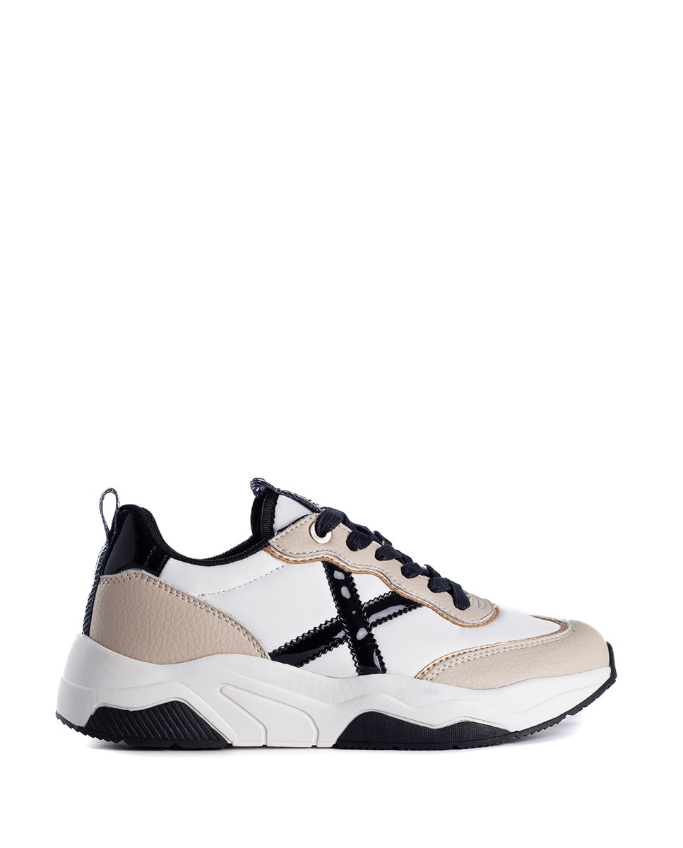 Munich Zapatillas de Casual de Mujer WAVE 105 Blanco