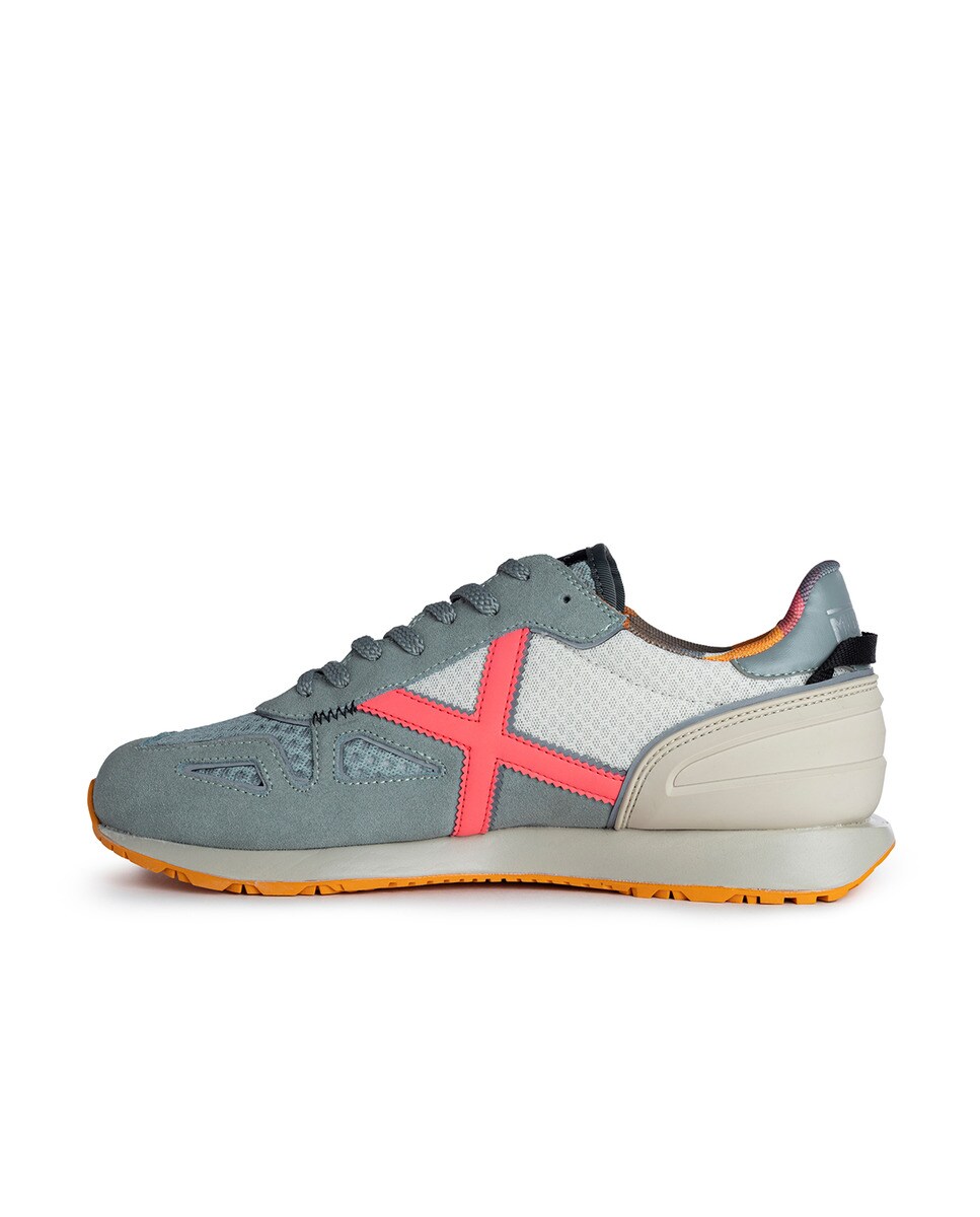 Zapatillas casual de hombre Massana Munich - Gris Gris-4