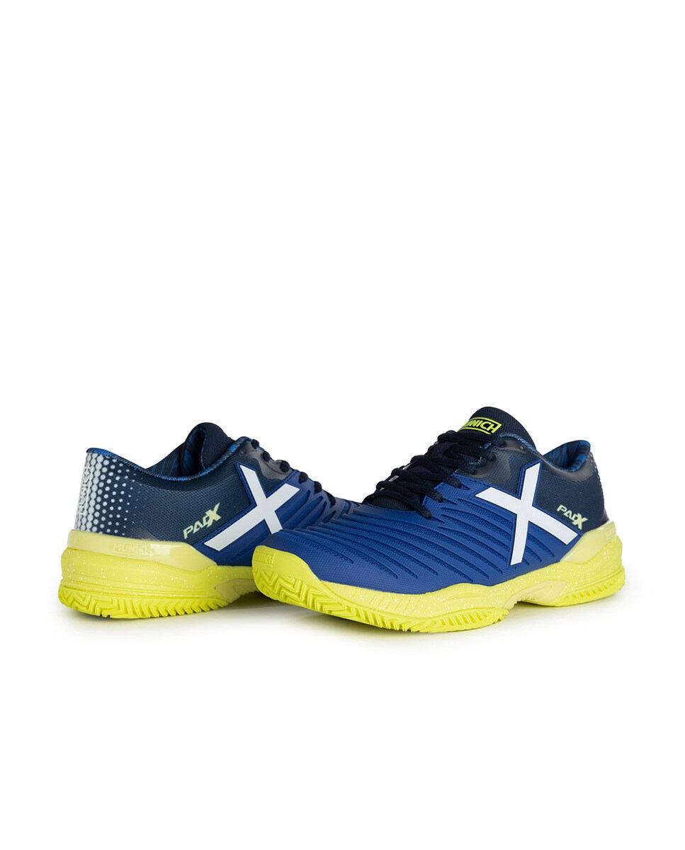 Imagen 2 de Zapatillas de pádel unisex PadX Munich - Azul Azul