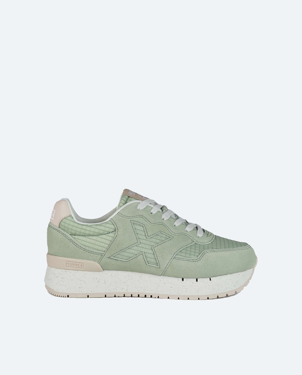 Zapatillas casual de mujer Dash Sky 21 Munich - Verde Verde-1