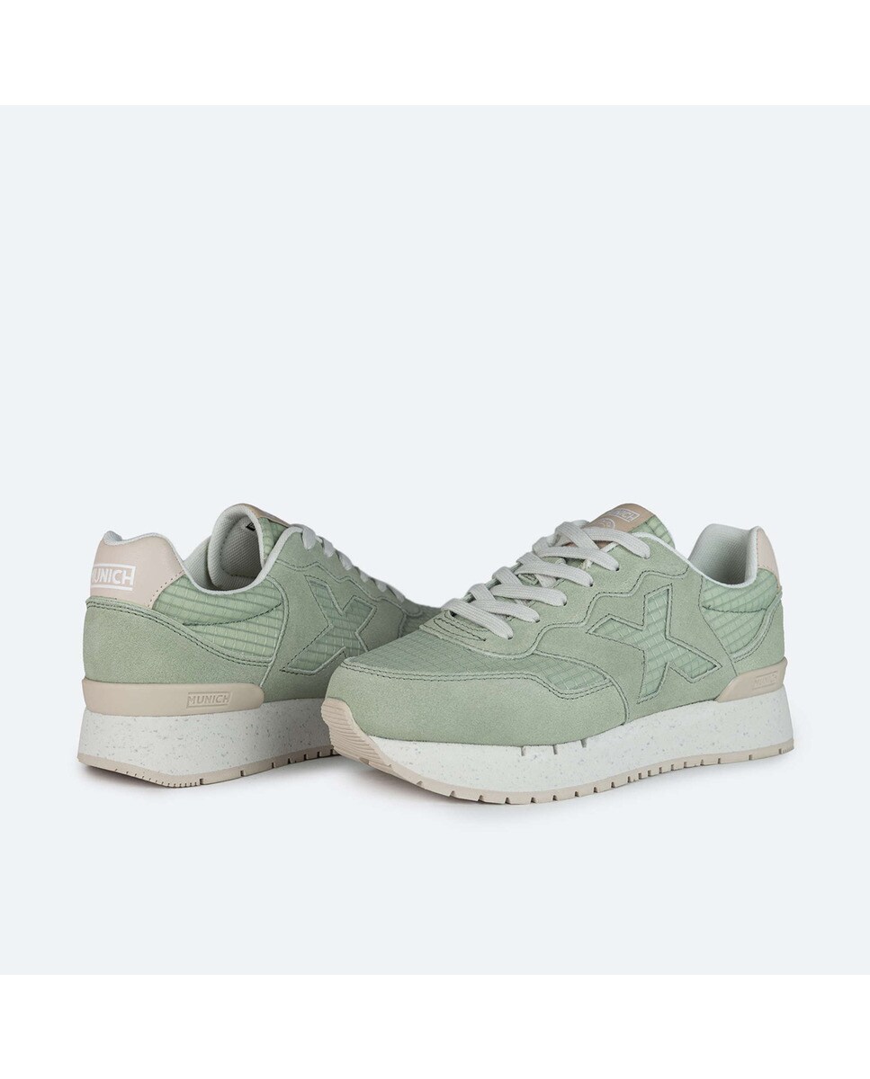 Zapatillas casual de mujer Dash Sky 21 Munich - Verde Verde-5