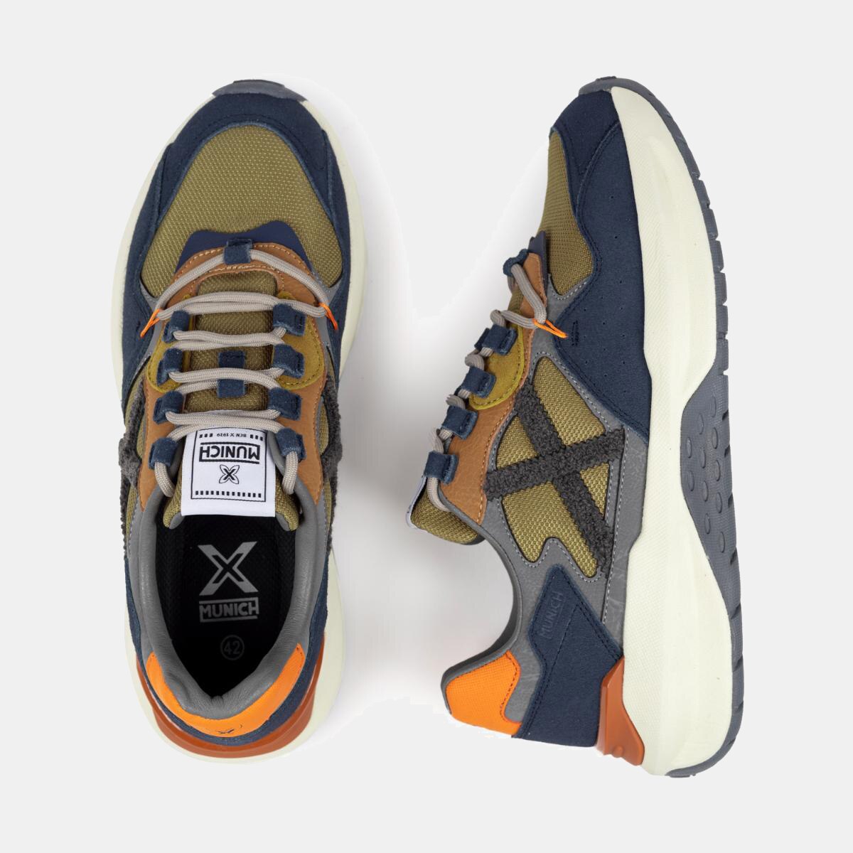 Zapatillas casual de Hombre NEXA 12 MUNICH - Marrón Marrón-6