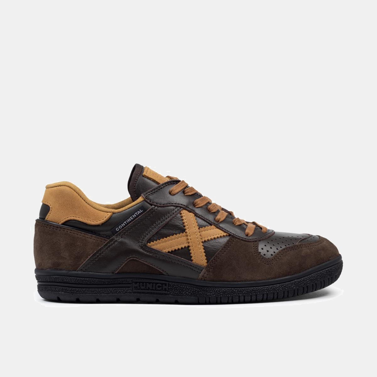 Munich Zapatillas casual de Hombre CONTINENTAL PREMIUM 11 Marrón