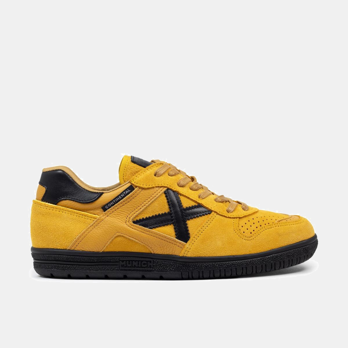 Munich Zapatillas casual de Hombre CONTINENTAL PREMIUM 12 Amarillo claro