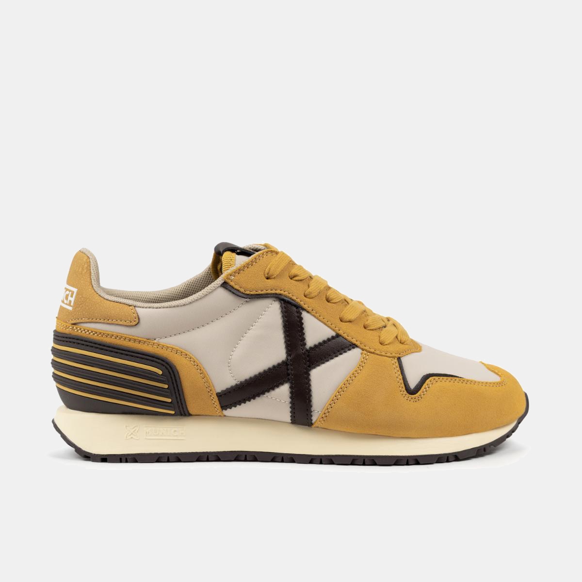 Munich Zapatillas casual de Hombre MASSANA CLUB 585 Amarillo claro