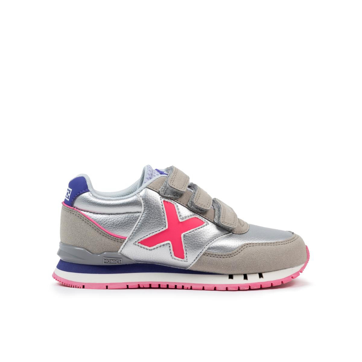 Munich Zapatillas Casual Niños DASH KID VCO 169 Plateado