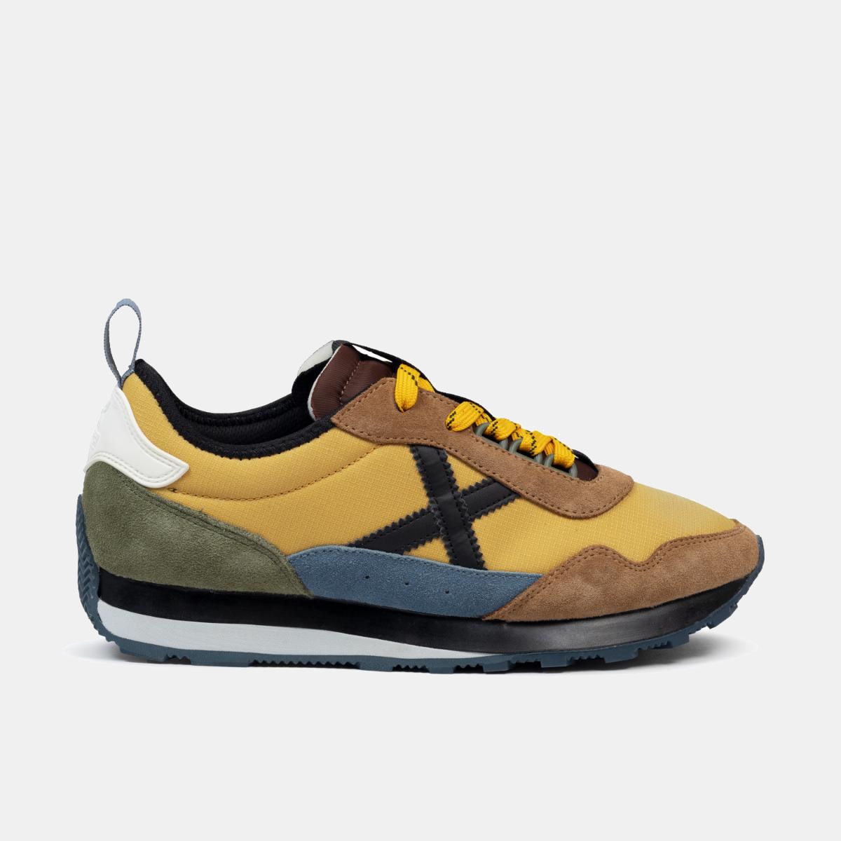 Munich Zapatillas casual de Hombre UM 86 Amarillo claro