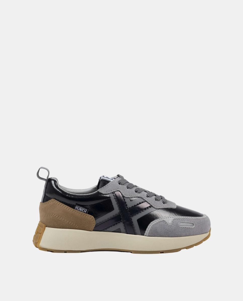 Zapatillas Casual de Mujer XEMINE WMN 89 Munich Negro · El Corte