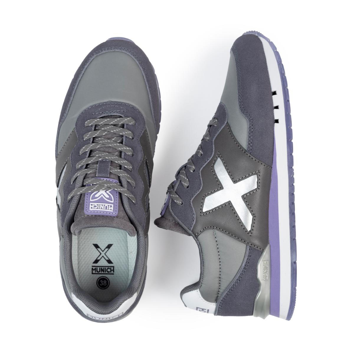 Zapatillas casual de Mujer DASH WMN 267 MUNICH - Plateado Plateado-6