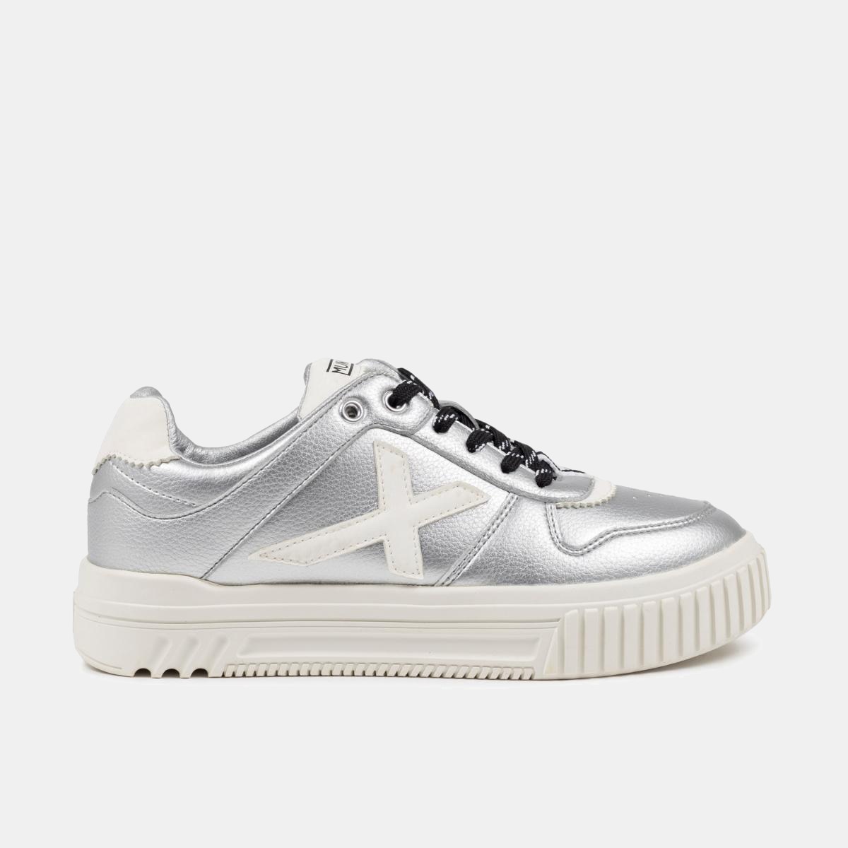 Zapatillas casual de Mujer MINA 10 MUNICH - Plateado Plateado-1