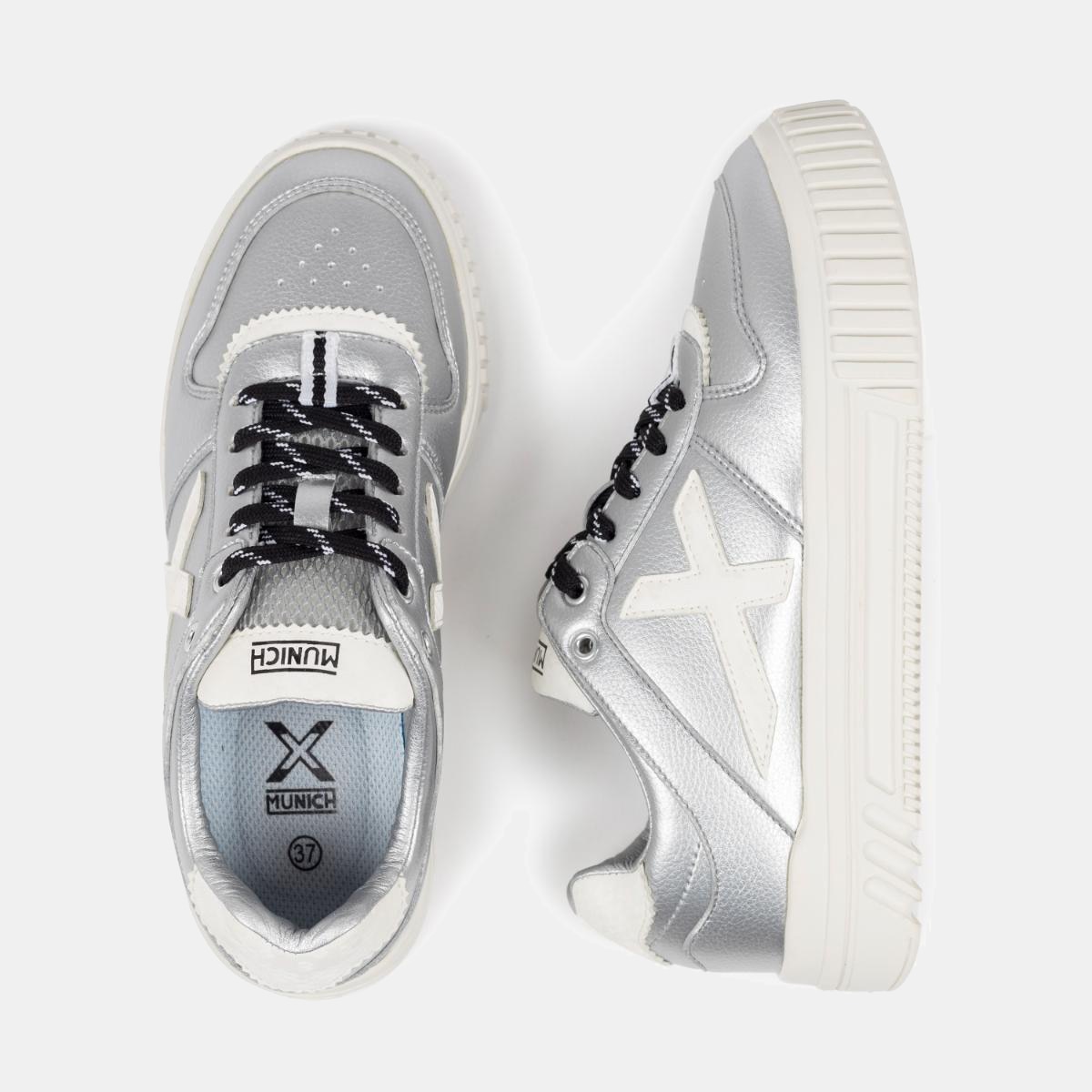 Zapatillas casual de Mujer MINA 10 MUNICH - Plateado Plateado-6
