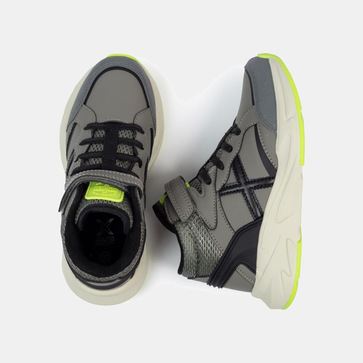 Zapatillas Casual Niños MINI TRACK BOOT VCO 32 Munich - Gris Gris-6