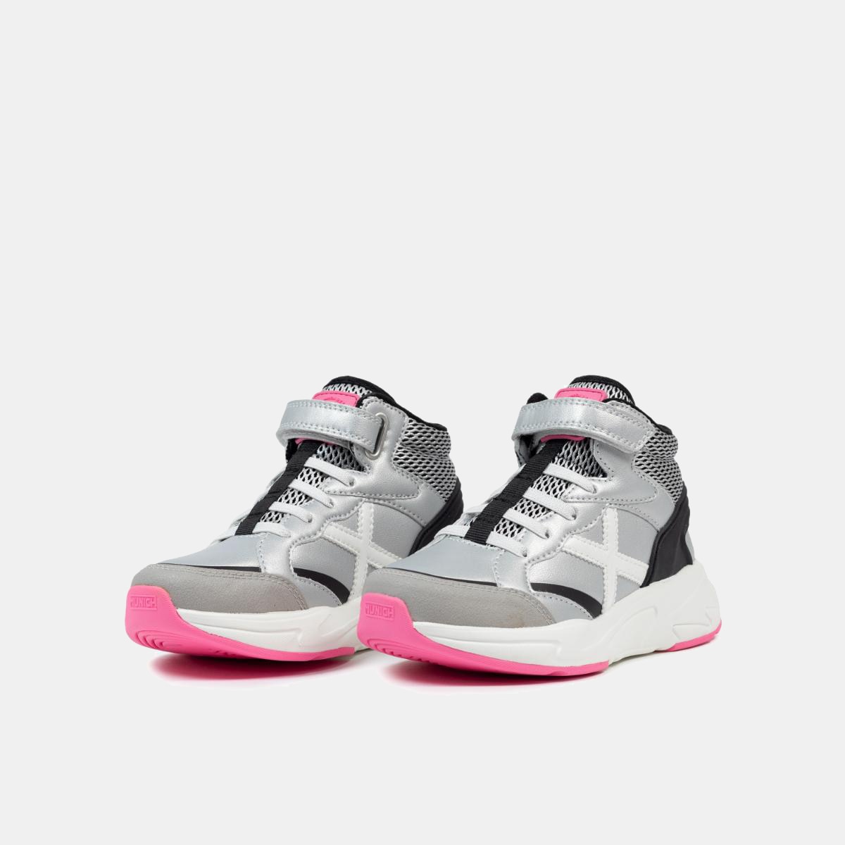 Zapatillas Casual Niños MINI TRACK BOOT VCO 33 Munich - Plateado Plateado-5