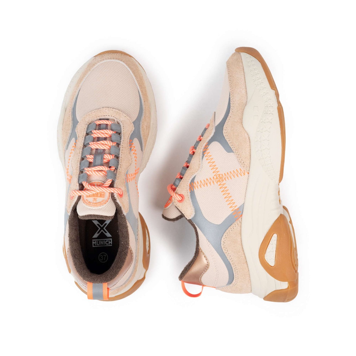 Imagen 5 de Zapatillas Casual de Mujer SABBIA 16 Munich - Beige Beige