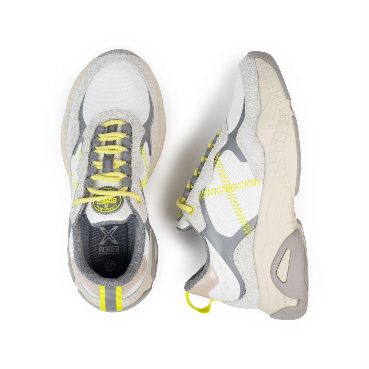 Imagen 5 de Zapatillas Casual de Mujer SABBIA 18 Munich - Blanco Blanco