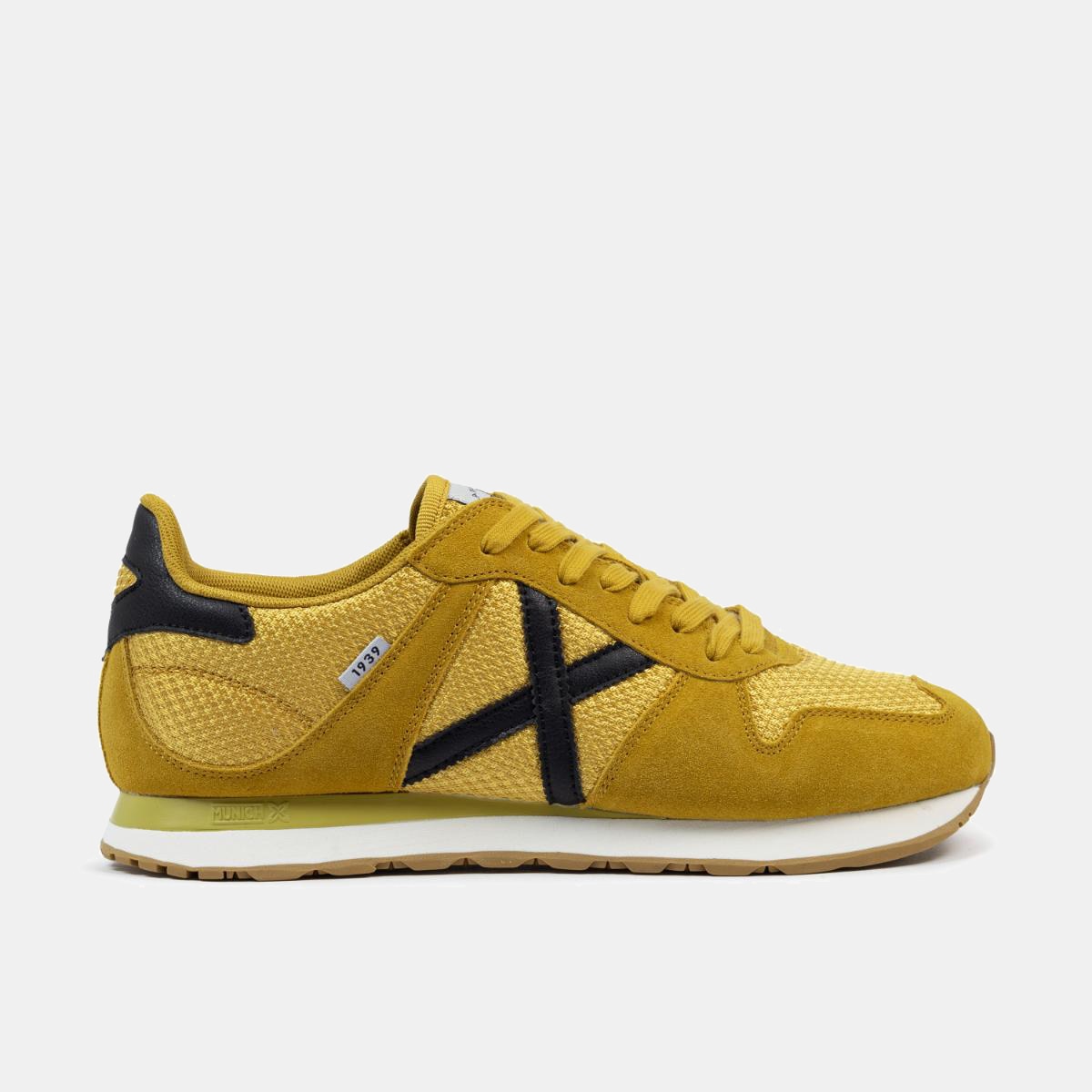 Munich Zapatillas Casual de hombre MASSANA CLASSIC MAN 593 Amarillo claro