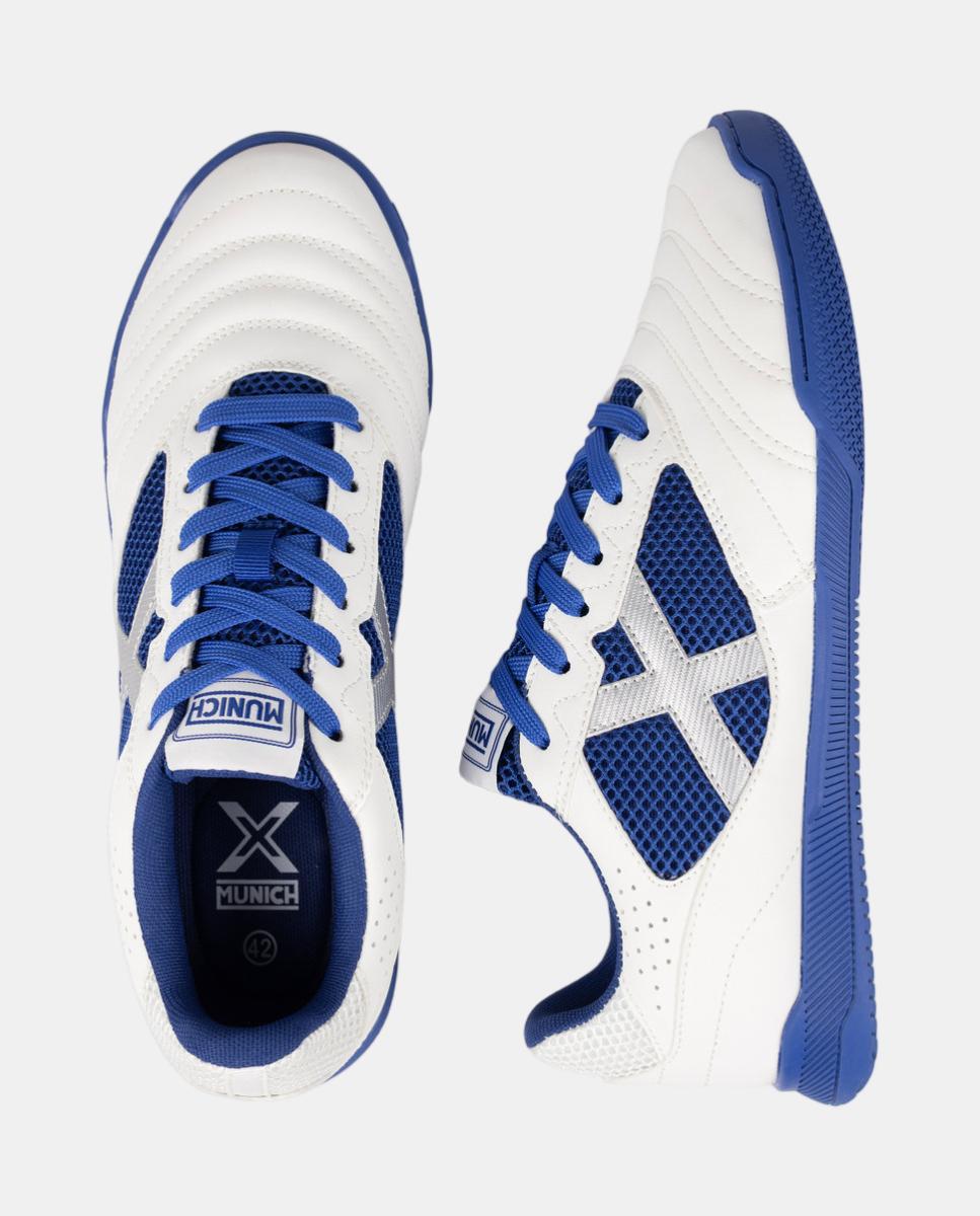 Zapatillas de Fútbol Sala de Hombre DEBUT 5 MUNICH - Blanco Blanco-5