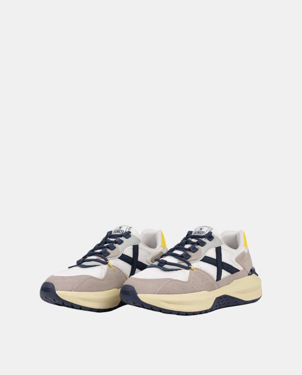 Zapatillas de Casual de Hombre NEXA 17 MUNICH - Blanco Blanco-2