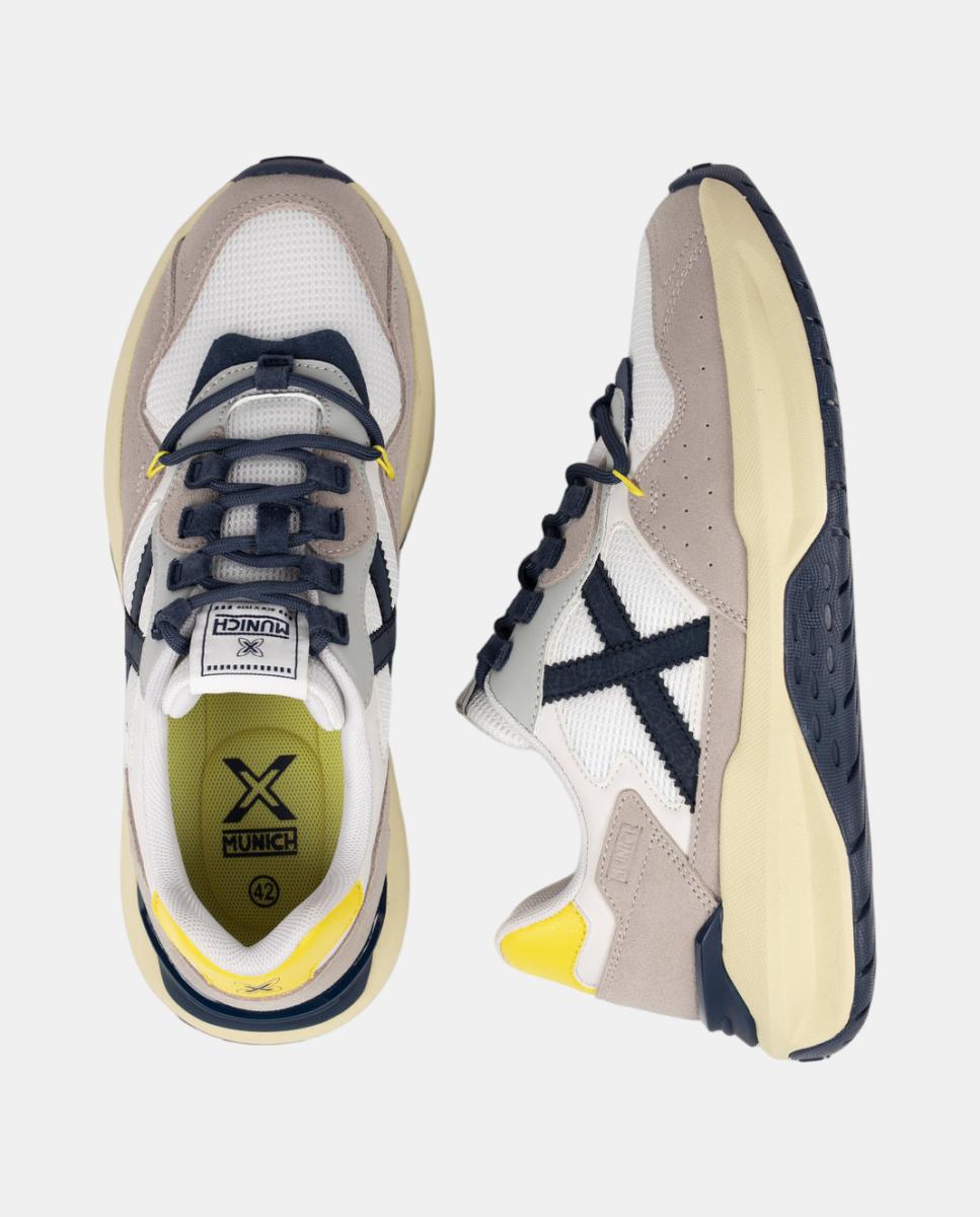 Zapatillas de Casual de Hombre NEXA 17 MUNICH - Blanco Blanco-5
