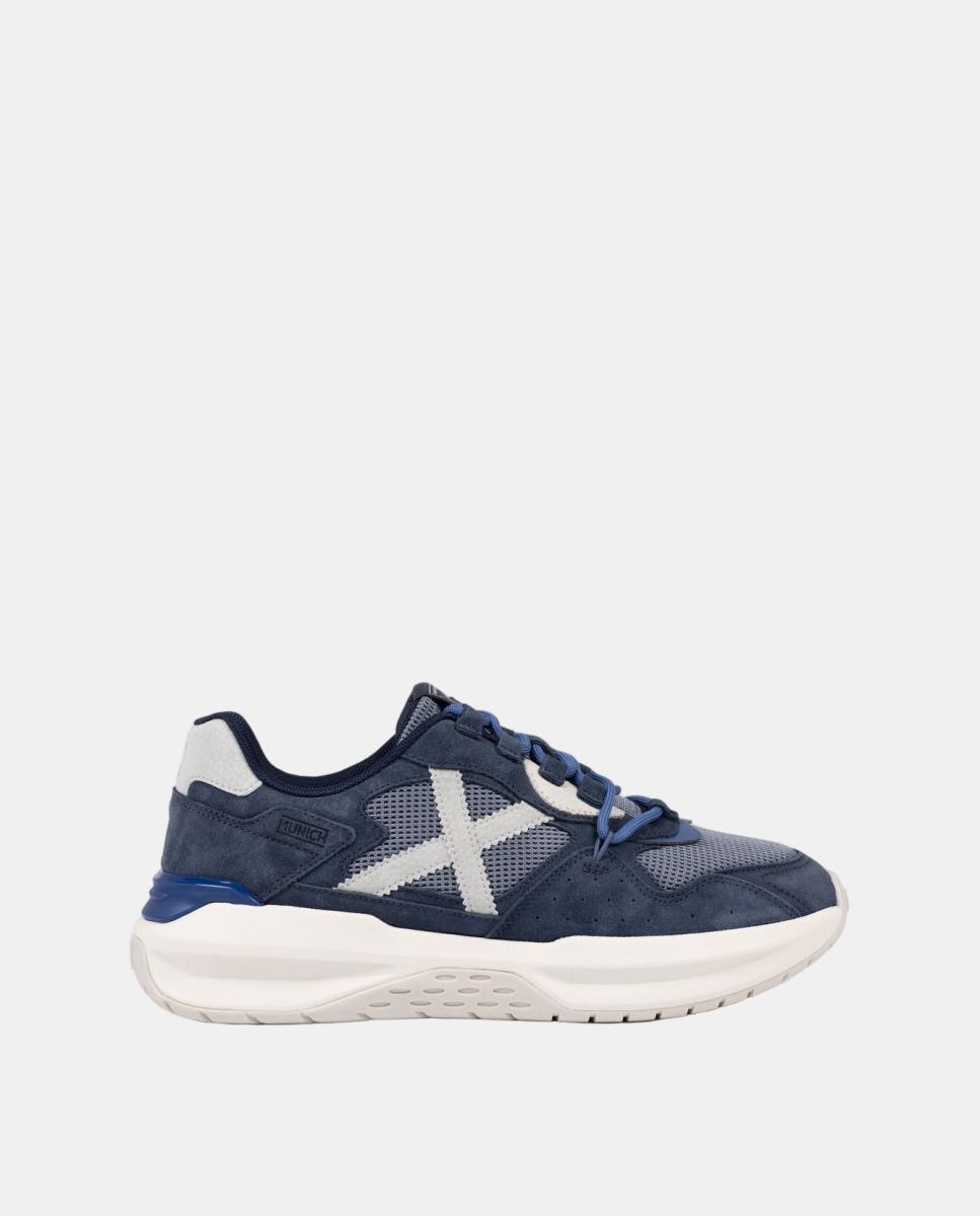 Zapatillas de Casual de Hombre NEXA 19 MUNICH - Azul Azul-1