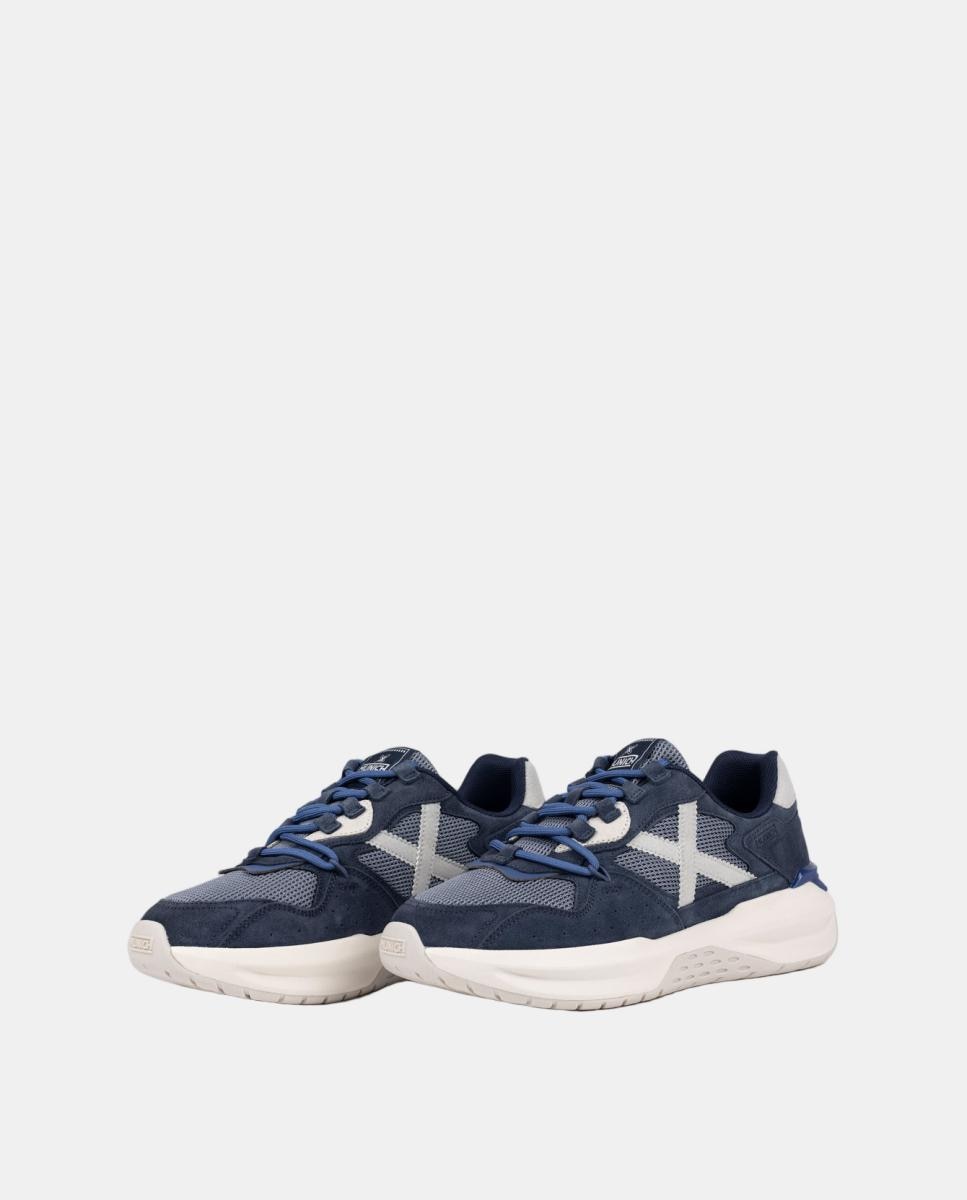 Zapatillas de Casual de Hombre NEXA 19 MUNICH - Azul Azul-2