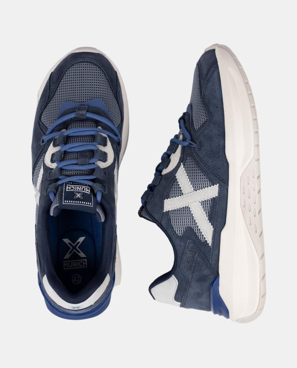 Zapatillas de Casual de Hombre NEXA 19 MUNICH - Azul Azul-5