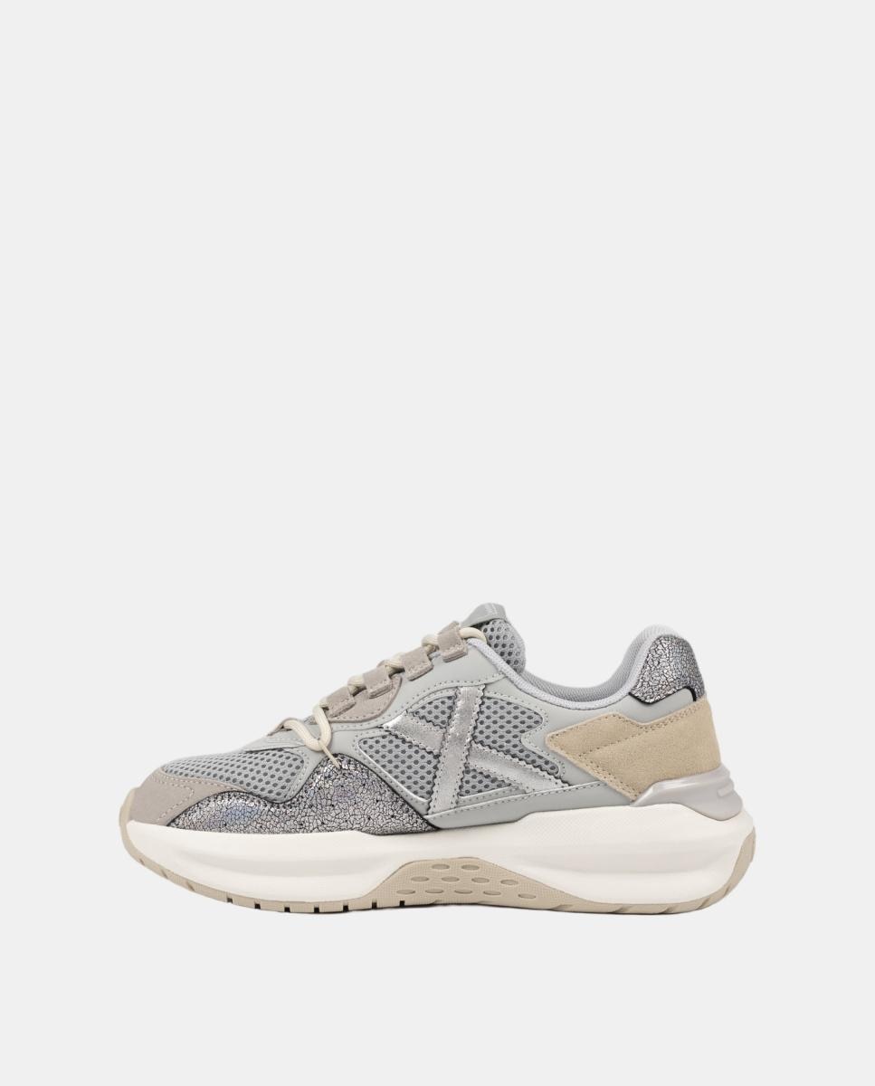Zapatillas de Casual de Mujer NEXA WMN 22 MUNICH - Gris Gris-4