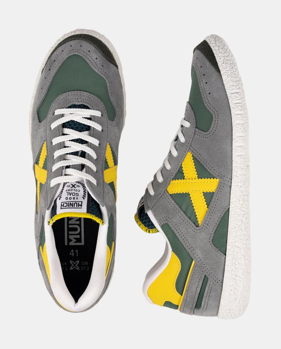 Zapatillas de Casual de Hombre GOAL 1636 MUNICH - Verde Verde-5
