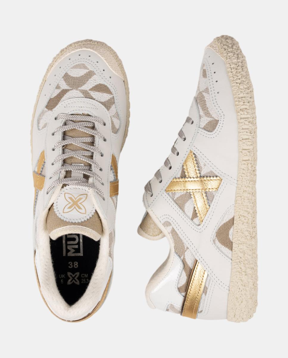 Zapatillas de Casual de Mujer GOAL 1644 MUNICH - Beige Beige-5