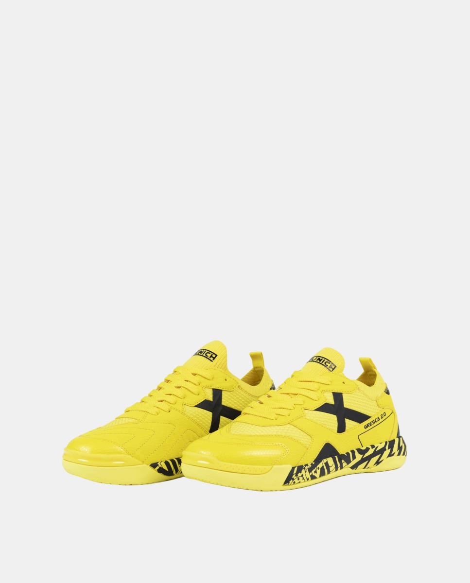 Zapatillas de Fútbol Sala de Hombre GRESCA 2.0 10 MUNICH - Amarillo claro Amarillo claro-2