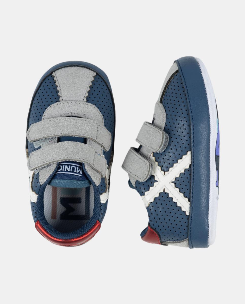 Zapatillas de Casual de Niños BARRU ZERO 53 MUNICH - Azul Azul-5