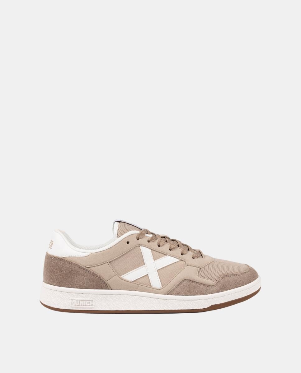 Munich Zapatillas de Casual de Hombre ARROW 78 Beige