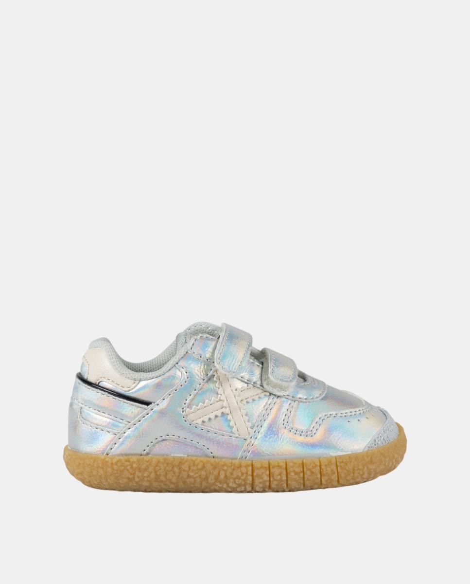 Munich Zapatillas de Casual de Niños BABY GOAL 1629 Plateado