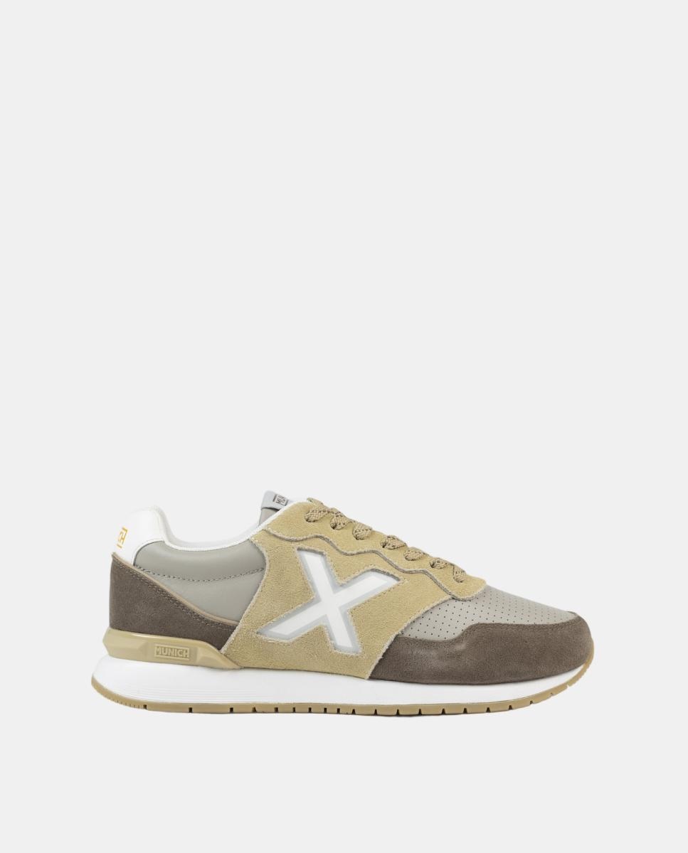 Munich Zapatillas de Casual de Hombre DASH PREMIUM 276 Beige