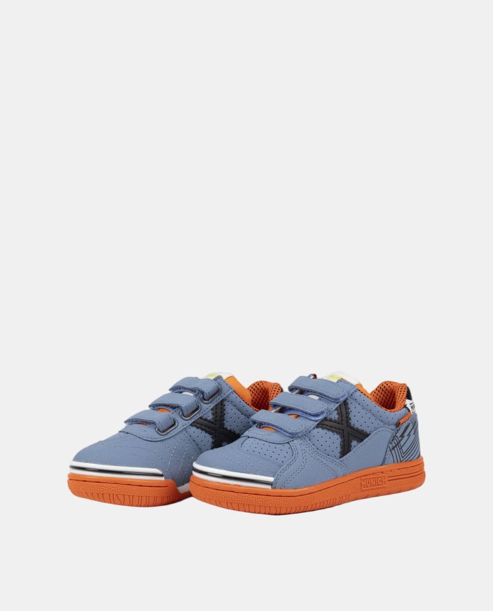 Zapatillas de Fútbol Sala de Niños G-3 KID VCO 449 MUNICH - Azul Azul-2