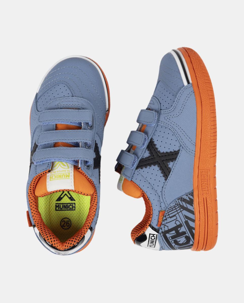 Zapatillas de Fútbol Sala de Niños G-3 KID VCO 449 MUNICH - Azul Azul-5