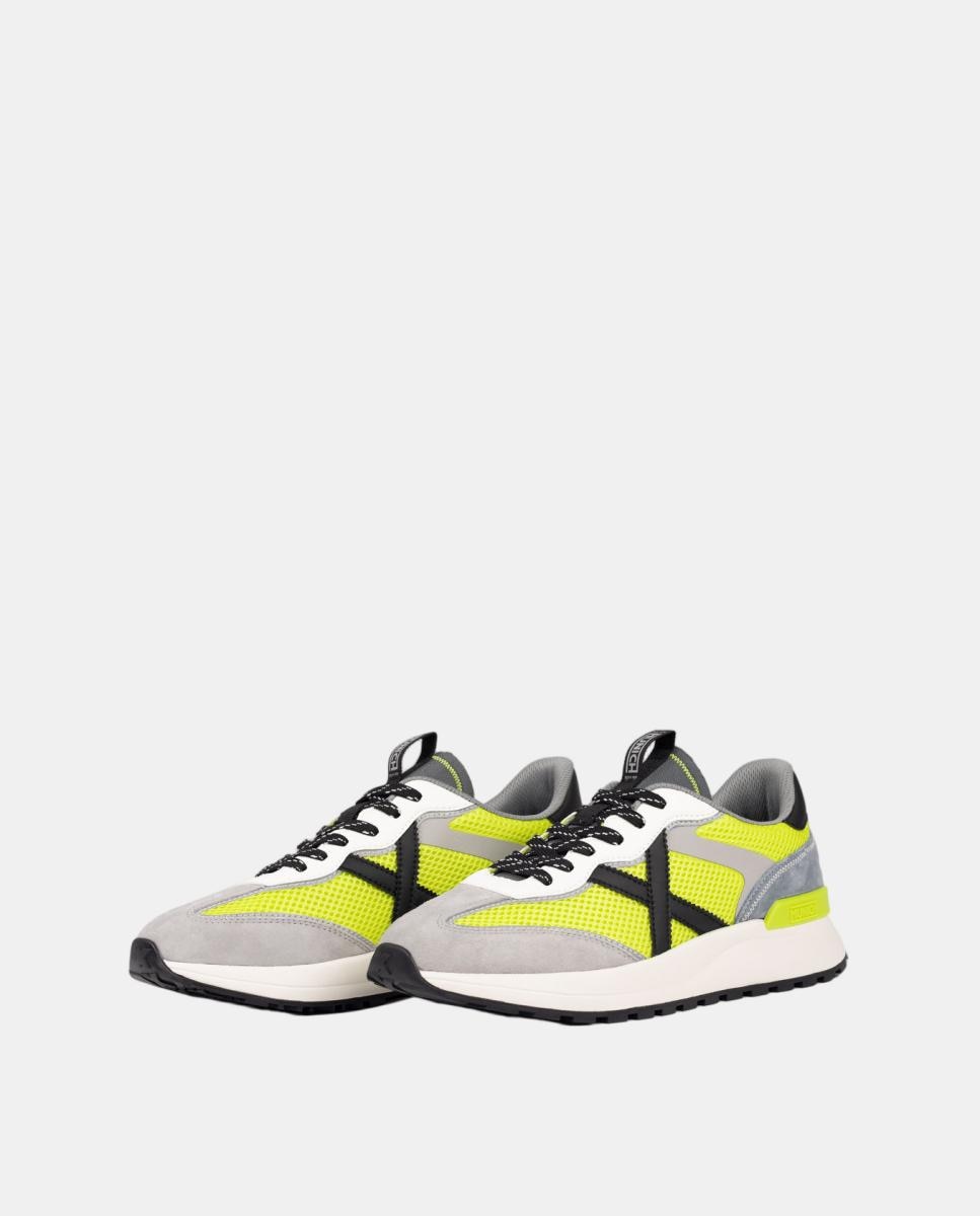 Zapatillas de Casual de Hombre DYNAMIX 14 MUNICH - Amarillo claro Amarillo claro-2