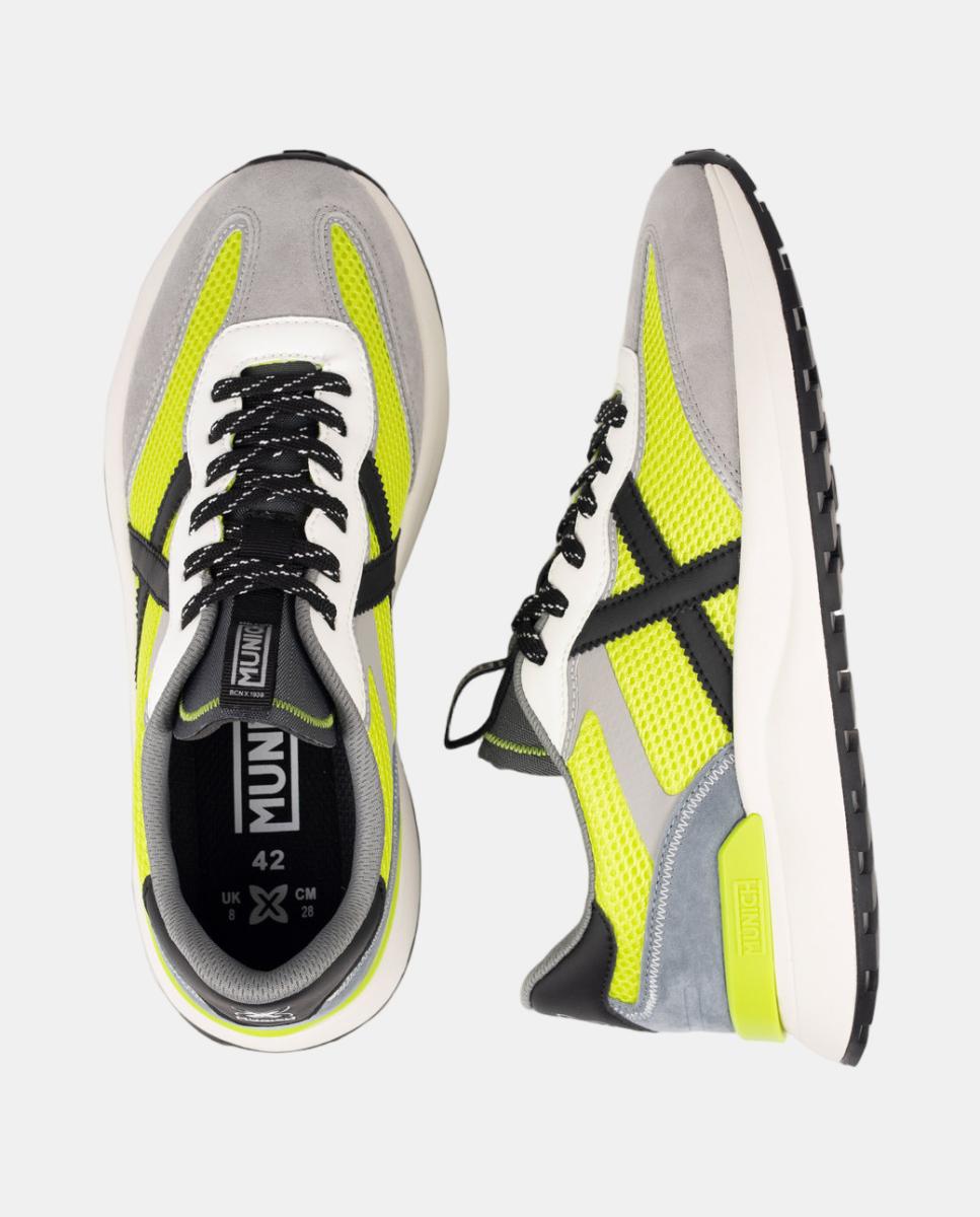 Zapatillas de Casual de Hombre DYNAMIX 14 MUNICH - Amarillo claro Amarillo claro-5