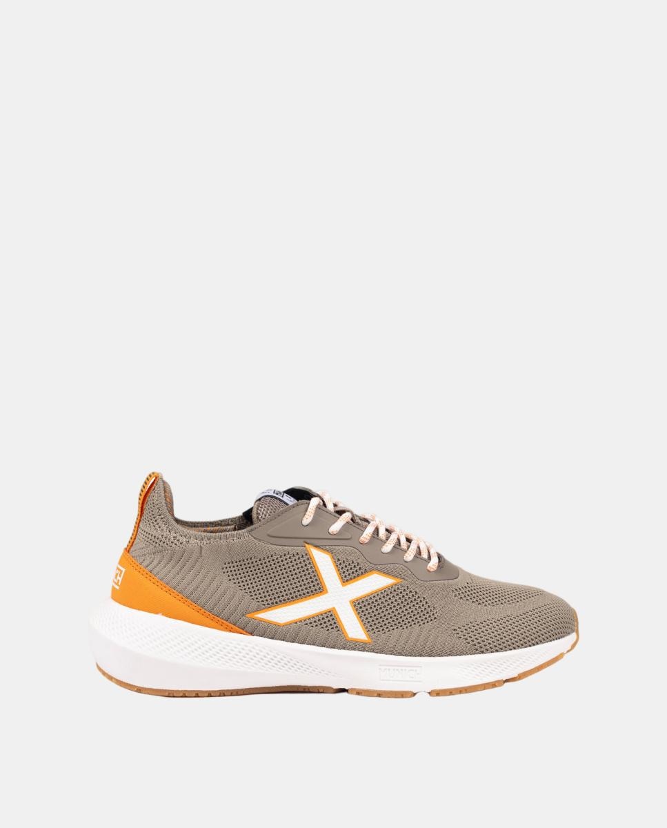 Munich Zapatillas de Casual de Hombre LOOP KNIT 1 Marrón
