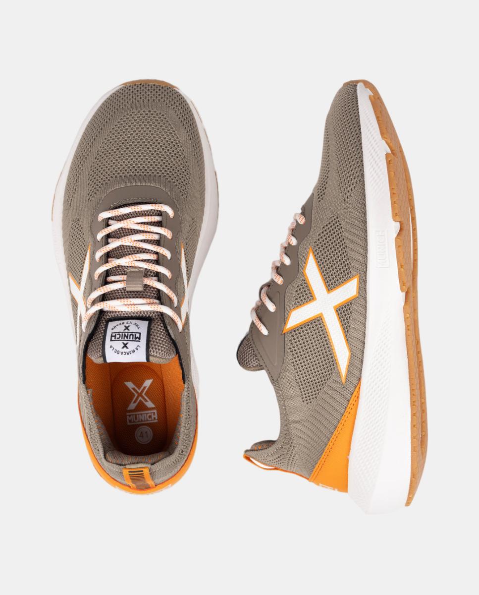 Zapatillas de Casual de Hombre LOOP KNIT 1 MUNICH - Marrón Marrón-5
