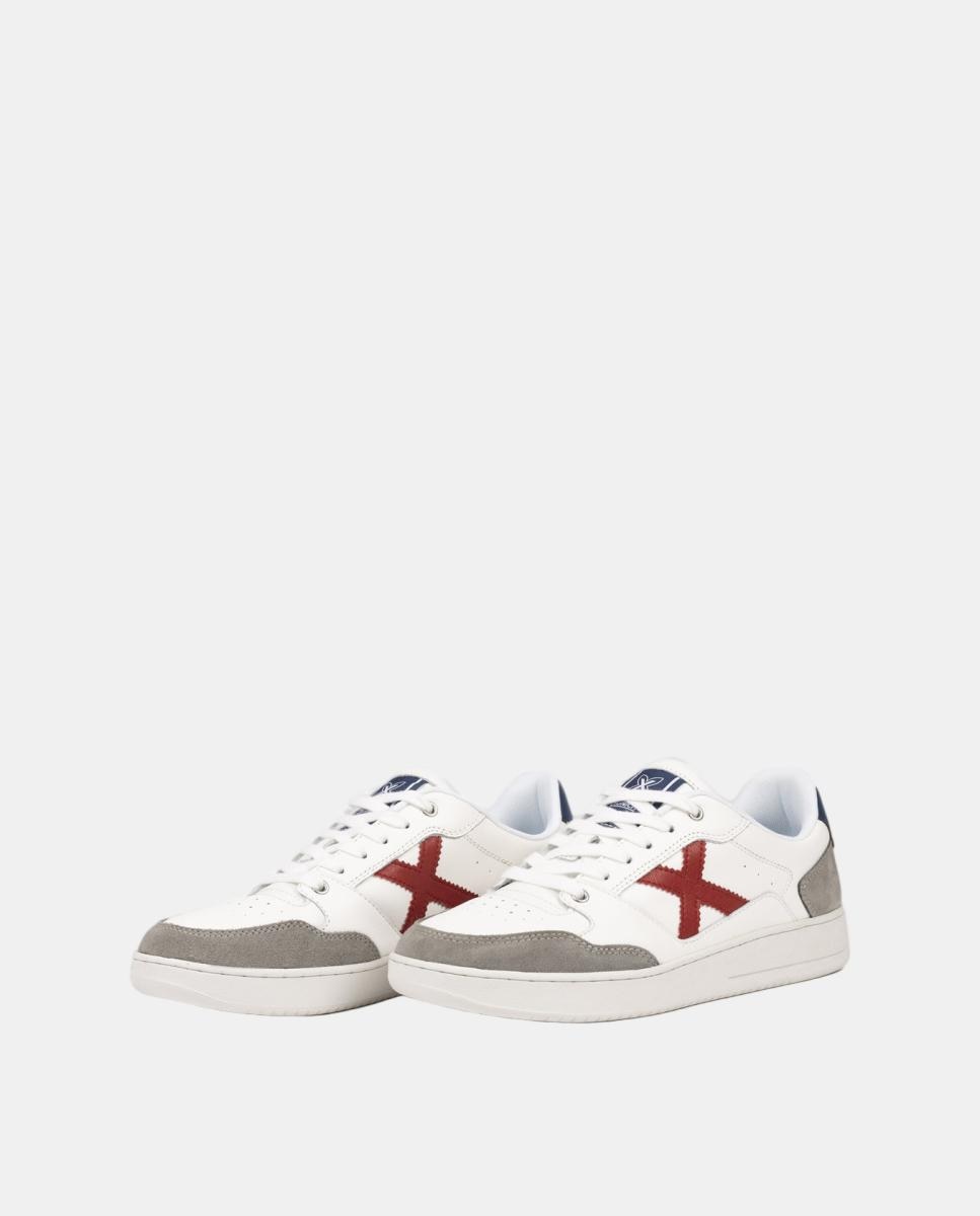 Zapatillas de Casual de Hombre LEGIT MAN 117 MUNICH - Blanco Blanco-2