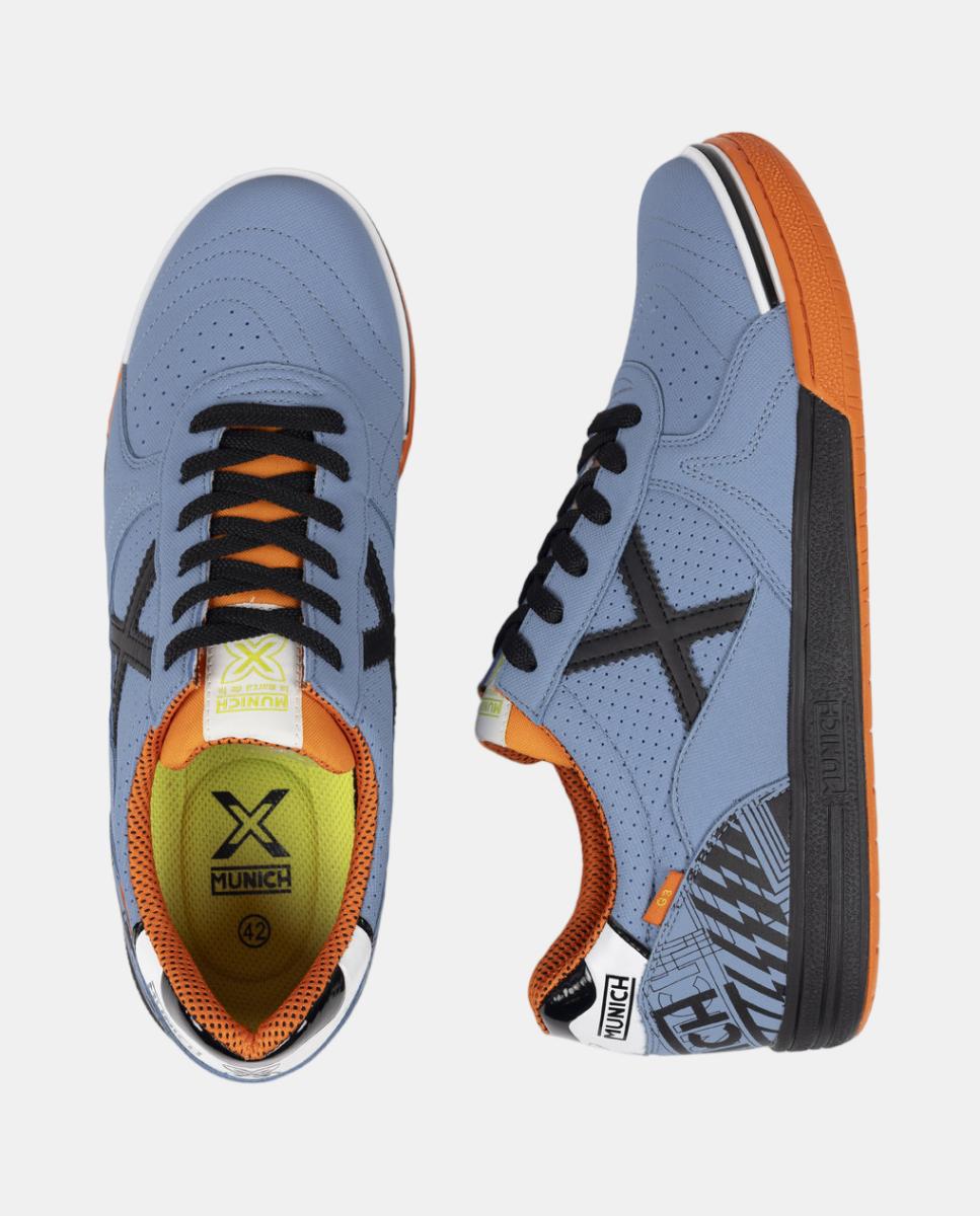 Zapatillas de Fútbol Sala de Hombre G-3 449 MUNICH - Azul Azul-5