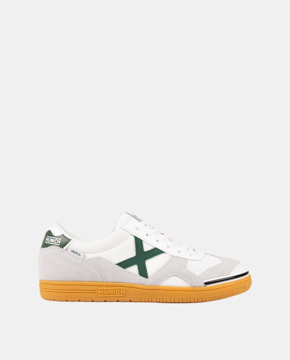 Zapatillas de Casual de Hombre GRESCA XLS 325 MUNICH Blanco · El