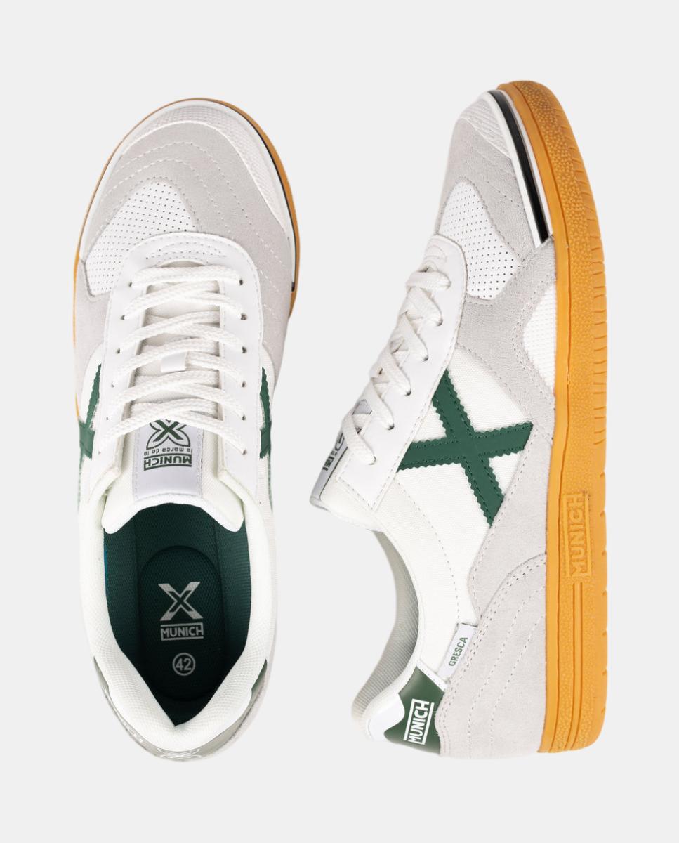 Zapatillas de Casual de Hombre GRESCA XLS 325 MUNICH Blanco · El