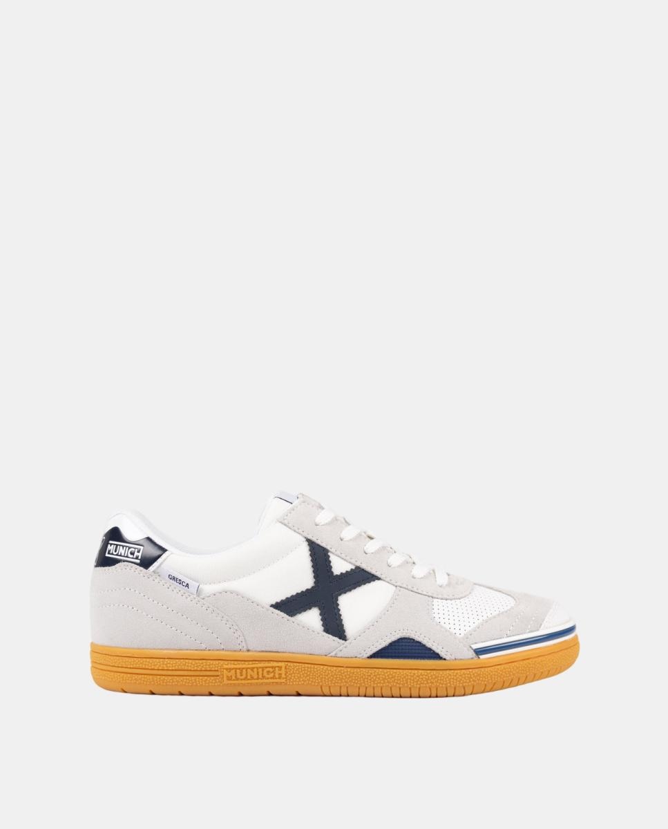 Zapatillas de Casual de Hombre GRESCA XLS 327 MUNICH Blanco · El