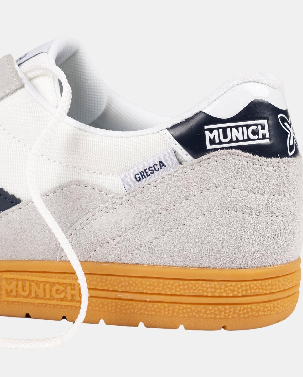 Zapatillas de Casual de Hombre GRESCA XLS 327 MUNICH - Blanco Blanco-6
