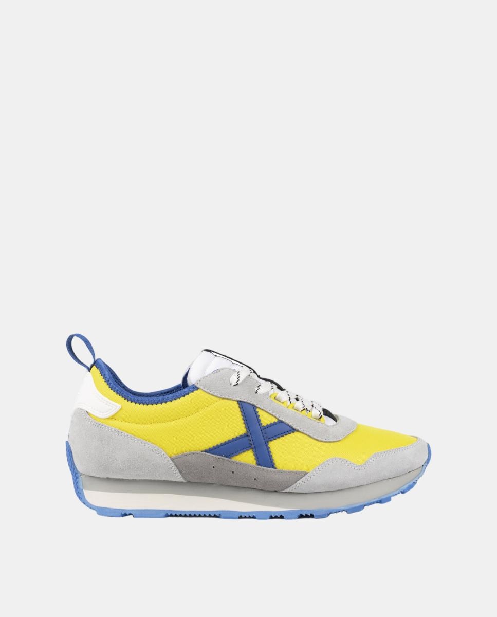 Munich Zapatillas de Casual de Hombre UM 95 Amarillo claro