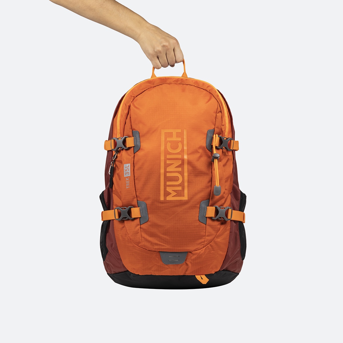 Mala Gym Sports Backpack Treck 35 L fw24 Bordeaux-3